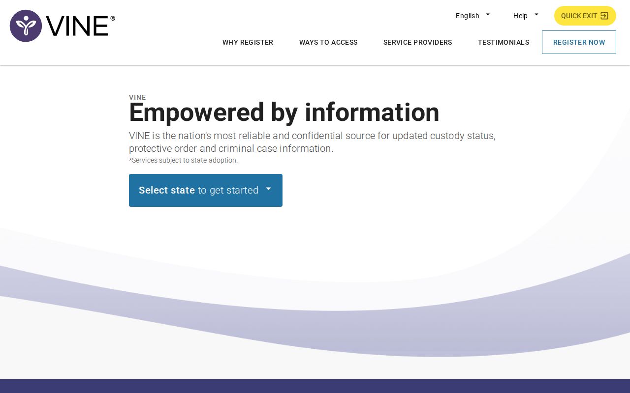 VINELink Missouri offender search interface